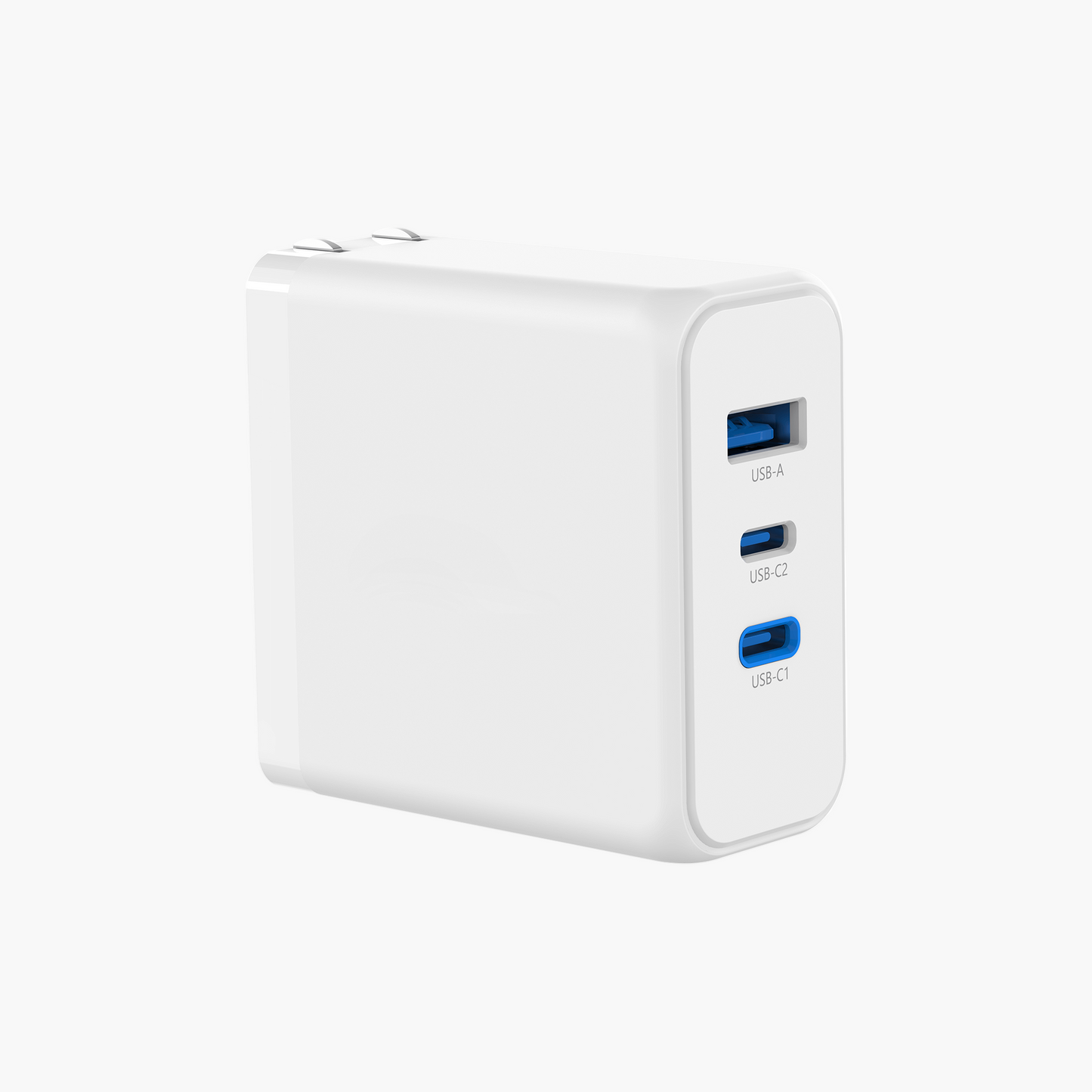 USB C Charger Block 65W 3-Port Multitasking Charger