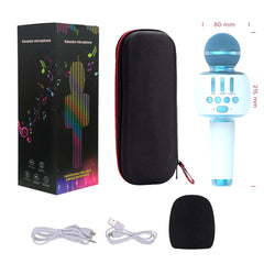 Bluetooth Wireless Karaoke Microphone, Portable Handheld Mic, Great for Home Party, Performance, Doing Duets